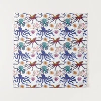 Aquatic animals pattern | ocean underwater life 27