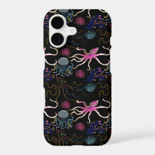 Aquatic animals pattern ocean underwater life 28