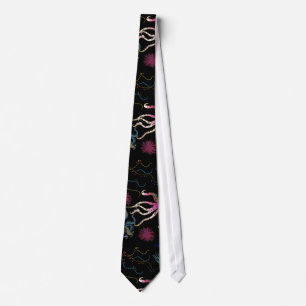 Aquatic animals pattern   ocean underwater life 28 tie