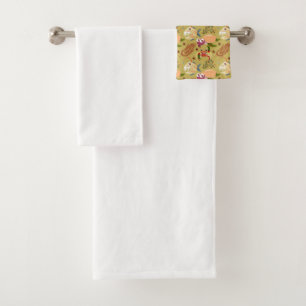 Aquatic animals pattern   ocean underwater life 31 bath towel set