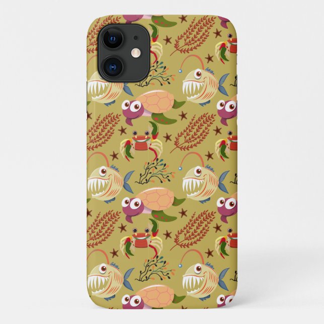 Aquatic animals pattern | ocean underwater life 31 Case-Mate iPhone case (Back)
