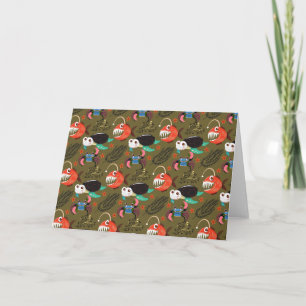 Aquatic animals pattern ocean underwater life 36 card