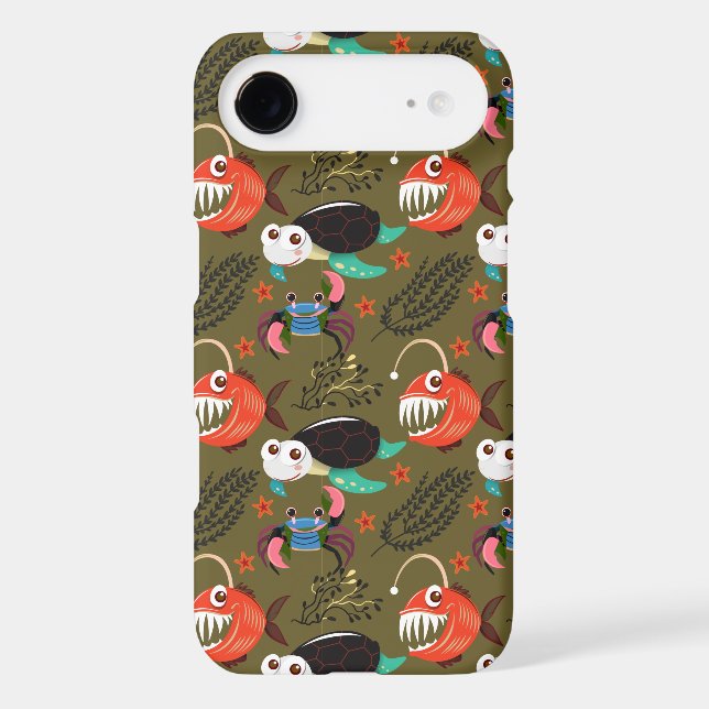Aquatic animals pattern | ocean underwater life 36 Case-Mate iPhone case (Back)