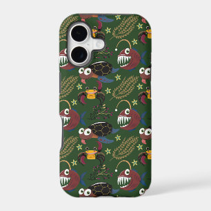 Aquatic animals pattern ocean underwater life 38