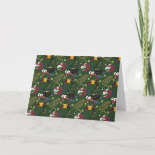 Aquatic animals pattern   ocean underwater life 38 card