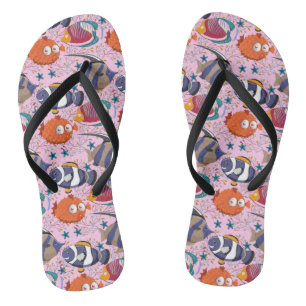 Aquatic animals pattern   ocean underwater life 39 thongs