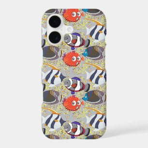 Aquatic animals pattern ocean underwater life 40