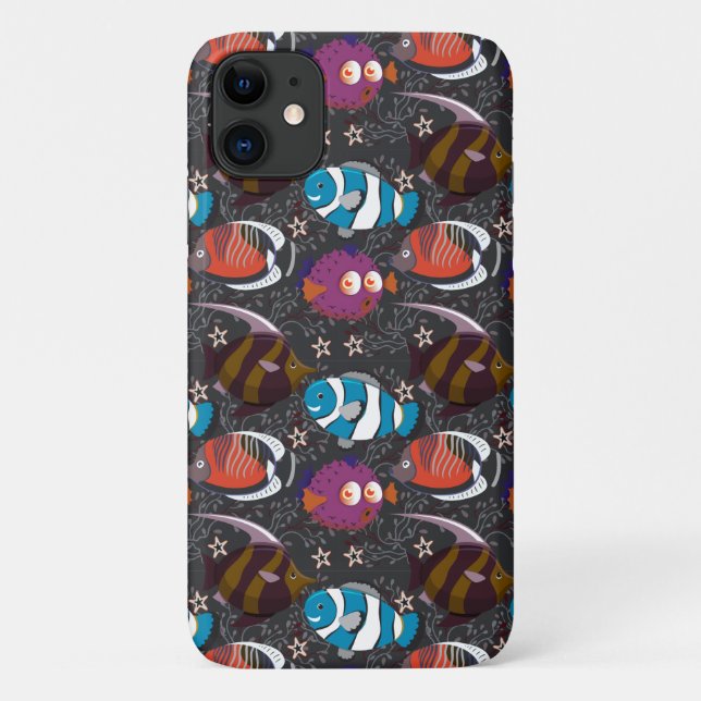 Aquatic animals pattern | ocean underwater life 43 Case-Mate iPhone case (Back)