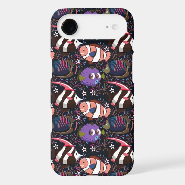 Aquatic animals pattern | ocean underwater life 47 Case-Mate iPhone case (Back)