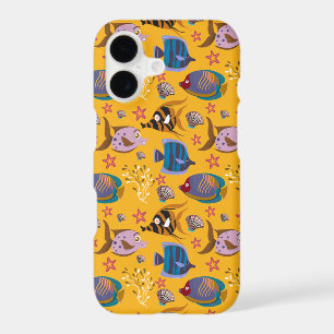 Aquatic animals pattern ocean underwater life 6