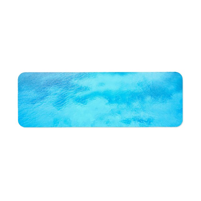 Aquatic Blues Return Address Label (Front)