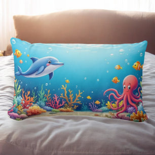 Aquatic Companions Pillow