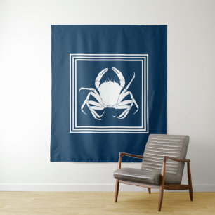 Aquatic design tapestry