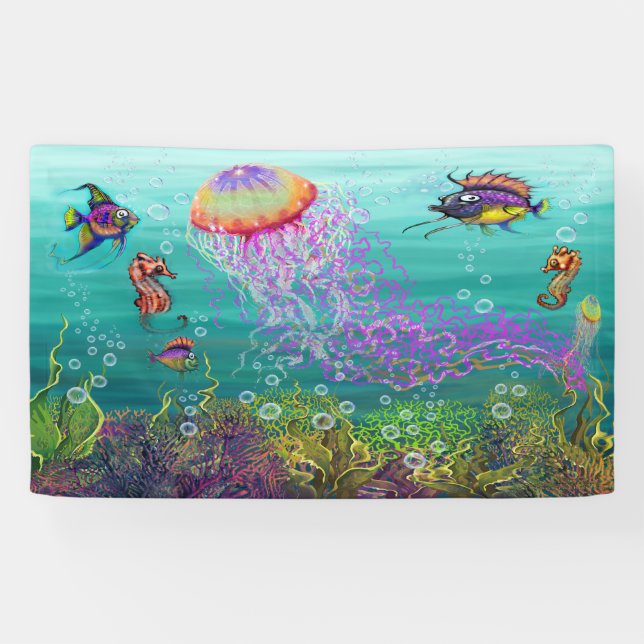 Aquatic Fantasy Banner (Horizontal)