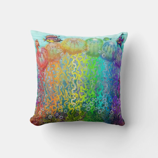 Aquatic Fantasy Cushion (Front)