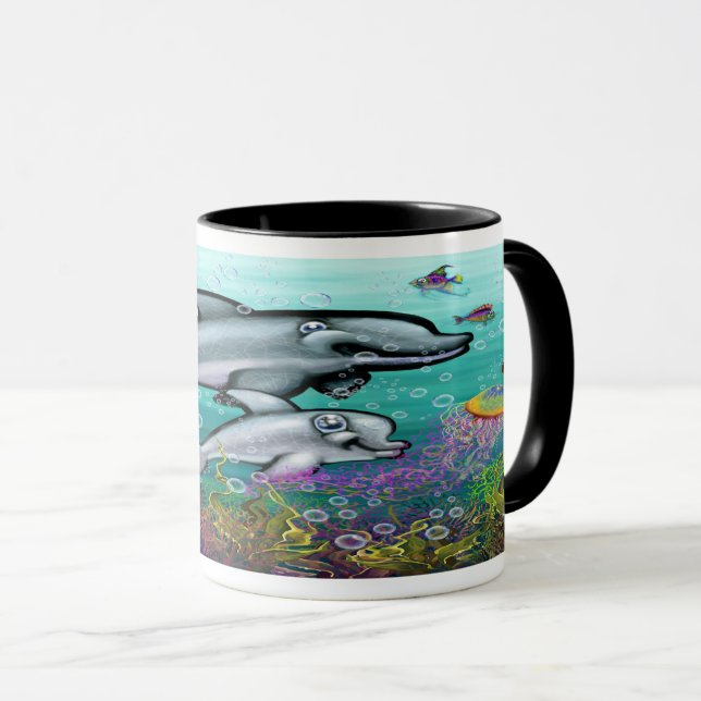 Aquatic Fantasy Mug (Front Right)