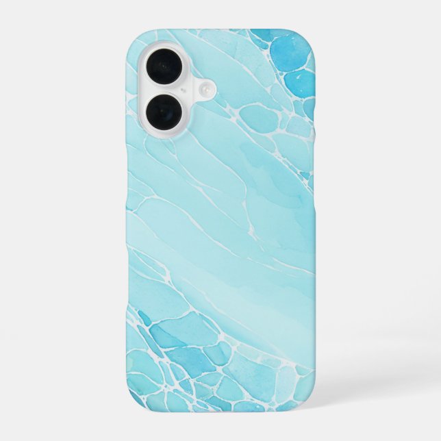 Aquatic Flow - Rippling Water Art Phone Case (Back)