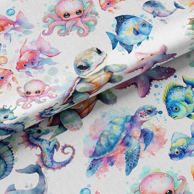 Aquatic Friends Fabric (Creator Uploaded)