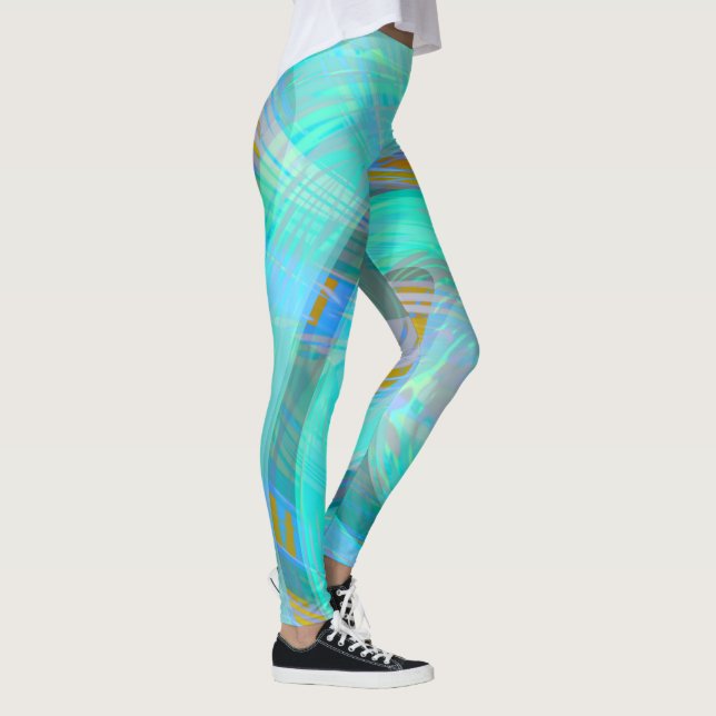 Aquatic Gold Leggings (Right)
