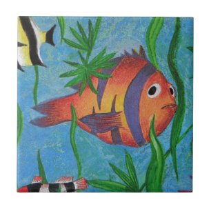 aquatic life ceramic tile