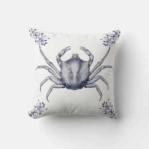 Aquatic Life Delftware ~ Kelp Crab Cushions