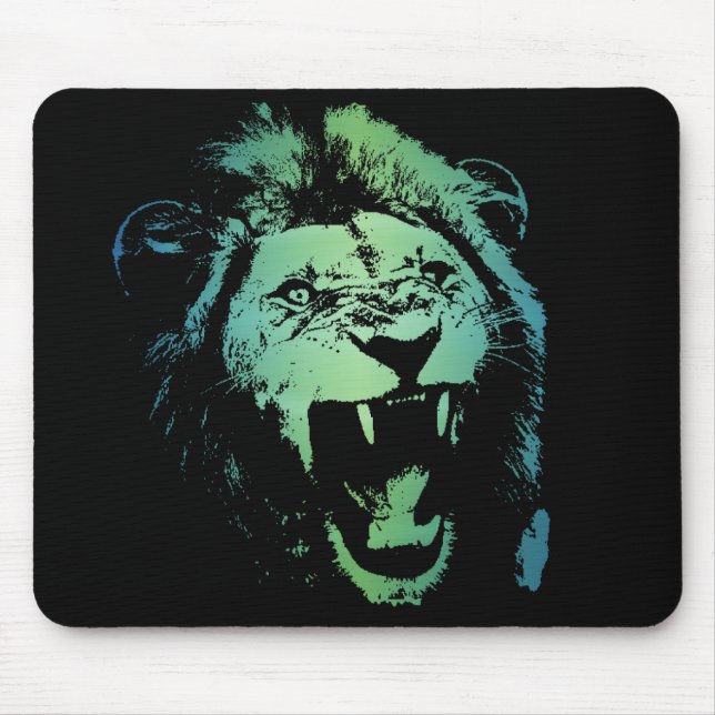Aquatic Lion Mousepad (Front)