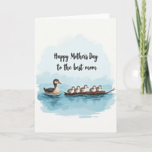 Aquatic Mothers Day Scene Card