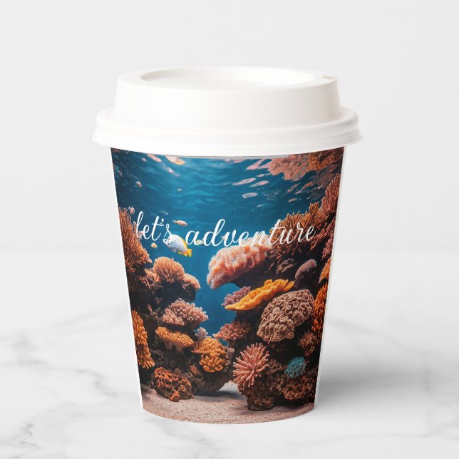 Aquatic paper cup  (Front)