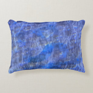 Aquatic Rock Pattern Decorative Cushion