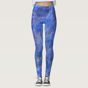 Aquatic Rock Pattern Leggings