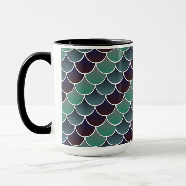 Aquatic Scales Mug (Left)
