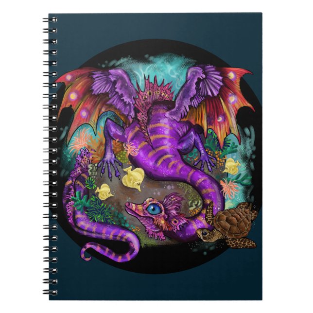 Aquatic Sea Dragon  Notebook (Front)