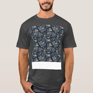 Aquatic Seamless Pattern Underwater Sea life Ocean T-Shirt