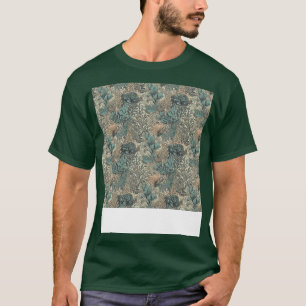 Aquatic Seamless Pattern Underwater Sea Life Ocean T-Shirt