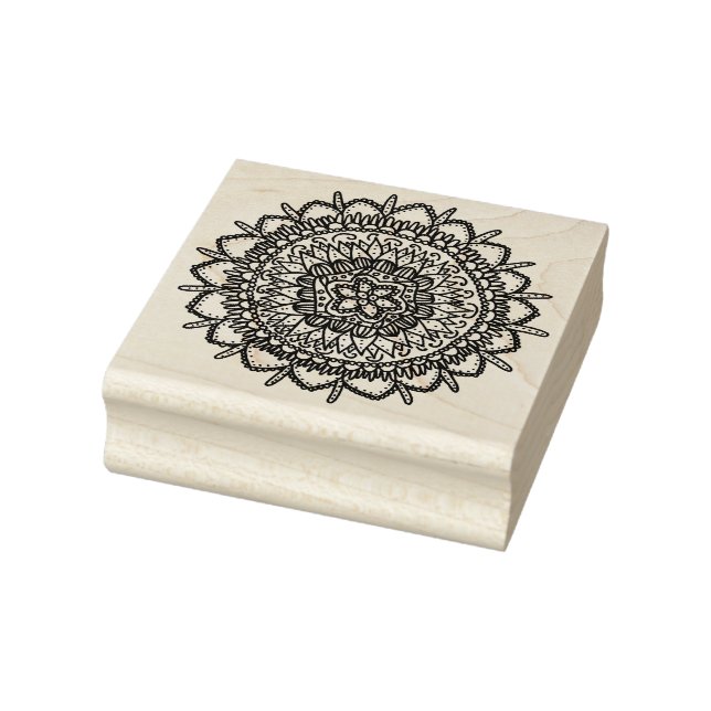 Aquatic Starfish Mandala Rubber Stamp (Stamp)