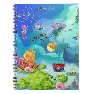 Aquatic-Themed Notebook