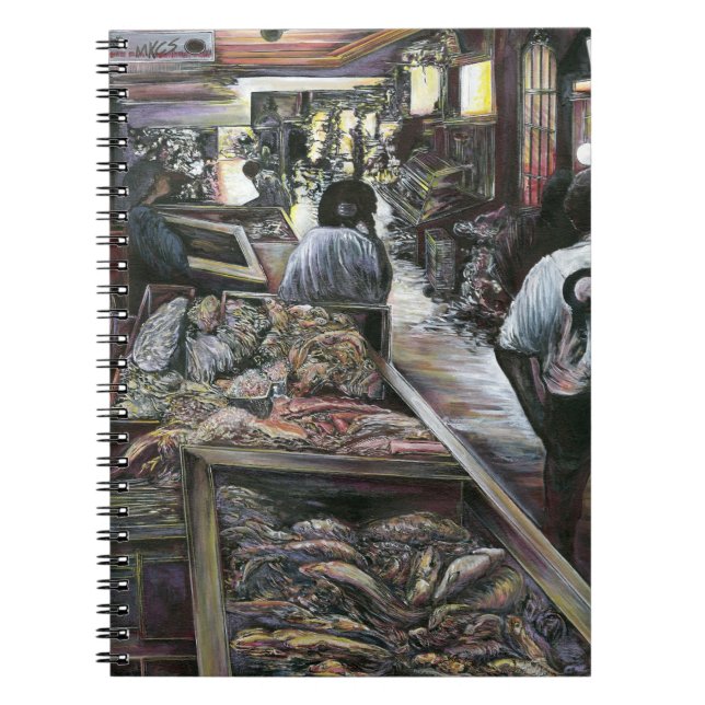 Aquatic, yet kissed with Desert Wind, Jerusalem Notebook (Front)