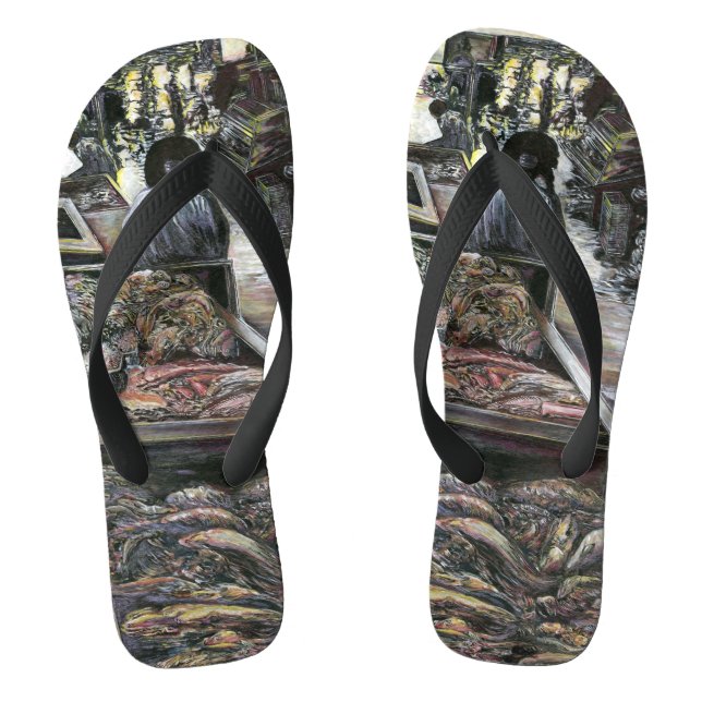 Aquatic, yet kissed with Desert Wind, Jerusalem Thongs (Footbed)