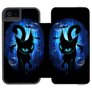 Aquaticat - Surreal Cat in Deep Ocean Fantasy Incipio Watson™ iPhone 5 Wallet Case