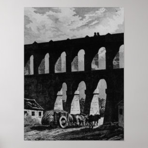 Aqueduct at Rio Poster