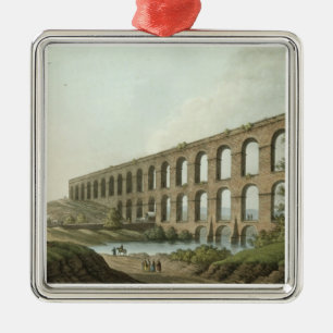 Aqueduct near Belgrade, Serbia, plate 6 from 'View Metal Tree Decoration