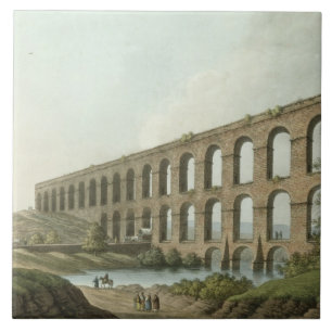 Aqueduct near Belgrade, Serbia, plate 6 from 'View Tile