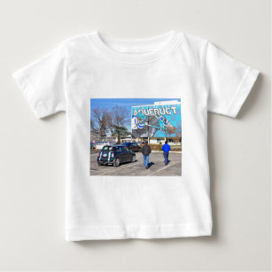 Aqueduct Racetrack on New Year's Day Baby T-Shirt