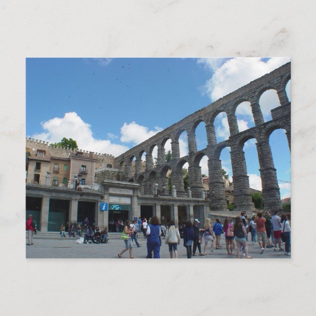 Aqueduct, Segovia, Spain Postcard (Front)
