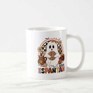 Aqui Espantan! Dia De Muertos Spanish Mexican Hall Coffee Mug