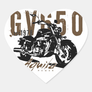 Aquila The Eagle Heart Sticker