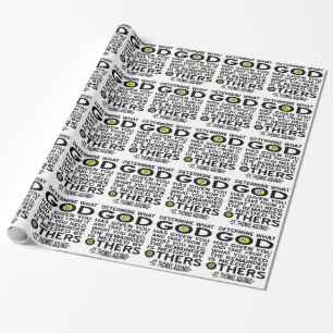 Aquinas Quote - Determine What God Has Given You  Wrapping Paper