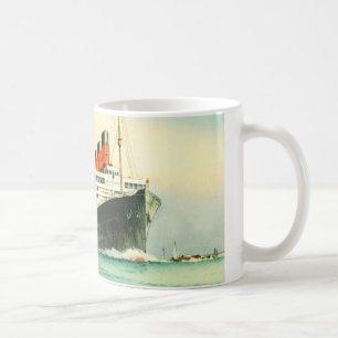 AQUITANIA CUNARD WHITE STAR LINE SHIP COFFEE MUG
