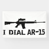 Ar15 2nd Amendment 'I DIAL AR-15' PRO GUN
