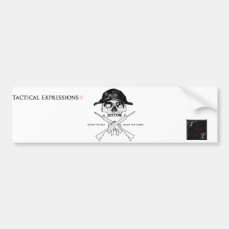 AR15 Cross Bones Bumper Sticker